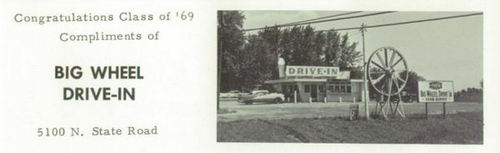 Big Wheel Drive-In - 1960S High School Yearbook Photo (newer photo)